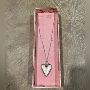 Lucky Brand Heart Necklace